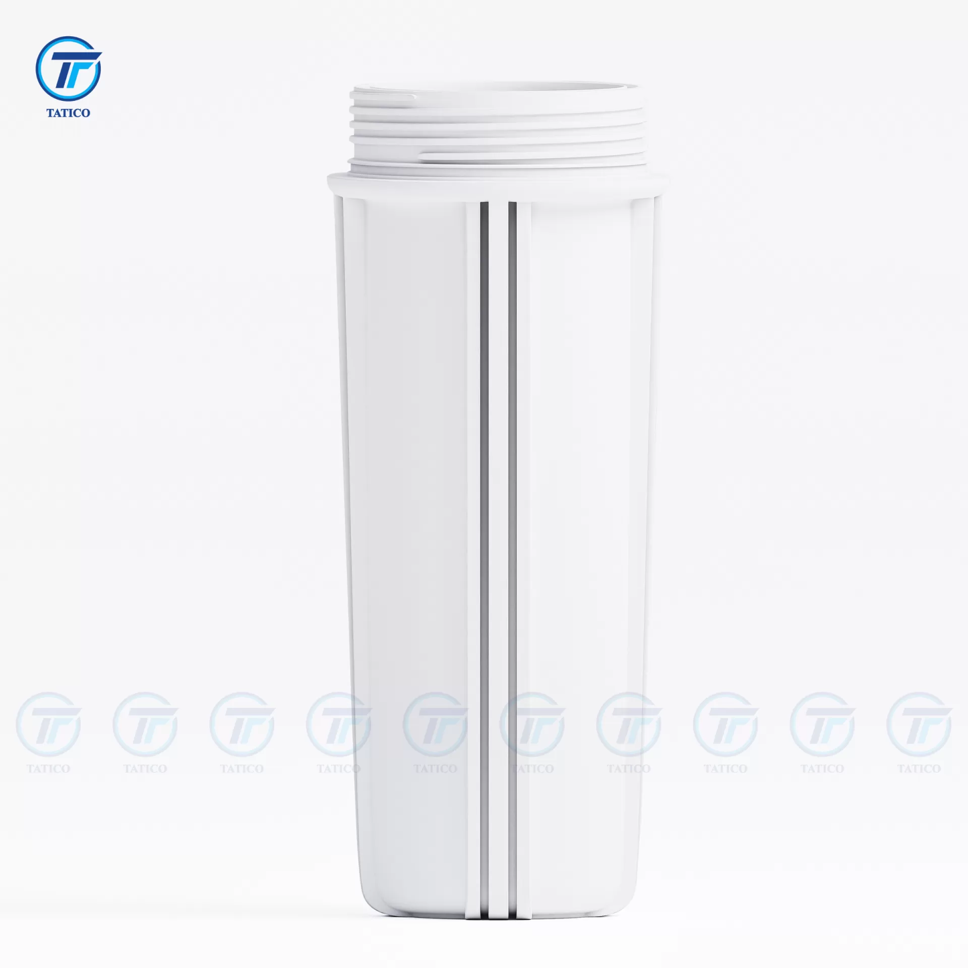 Cốc lọc nước 10 inch trắng - dạng organic